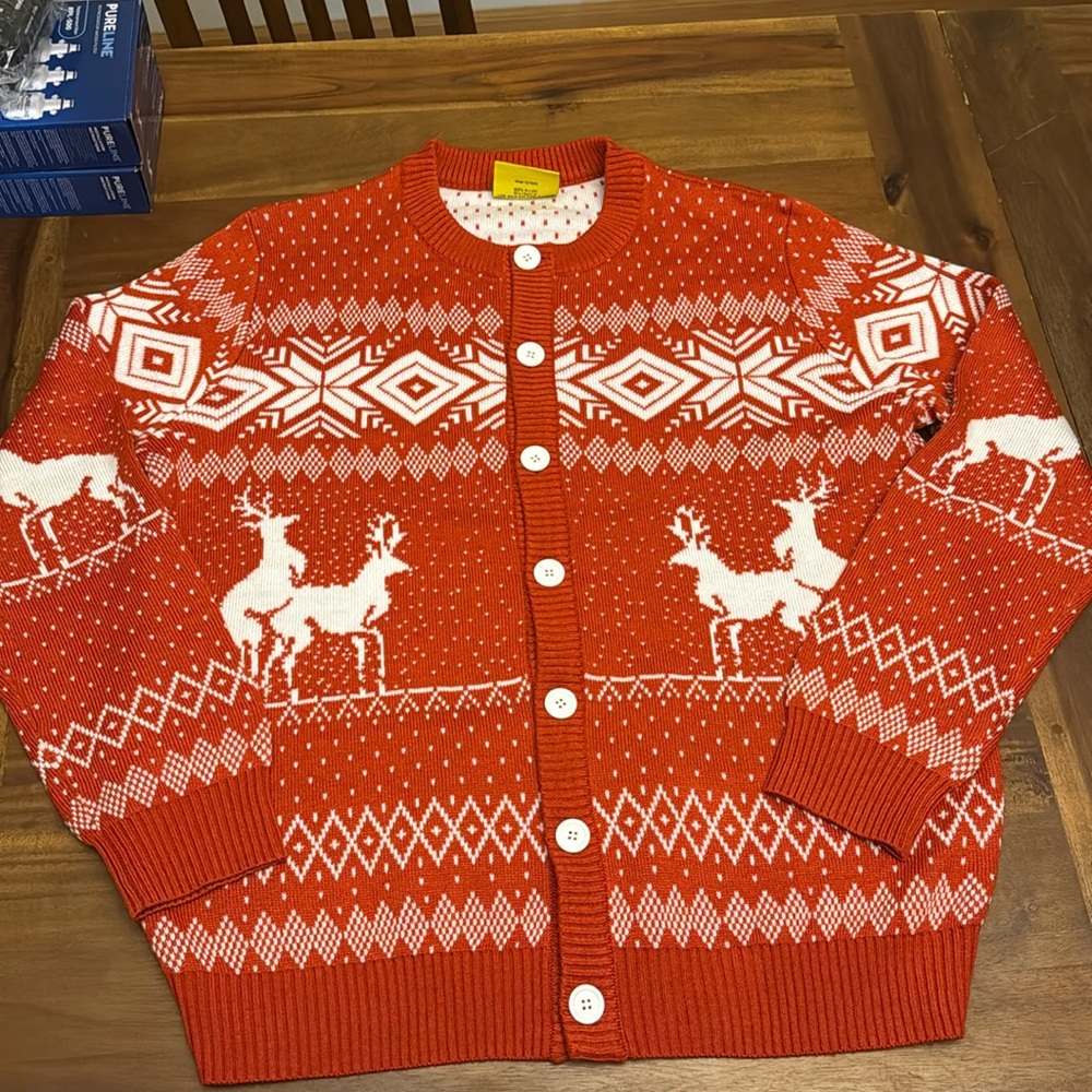Tipsy Elves ugly Christmas sweater cardigan